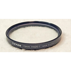 Genuine Tiffen 72mm UV Haze-1 Screw-on Camera Lens Filter Made in USA